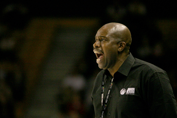 Kenny McFadden coaching from sideline