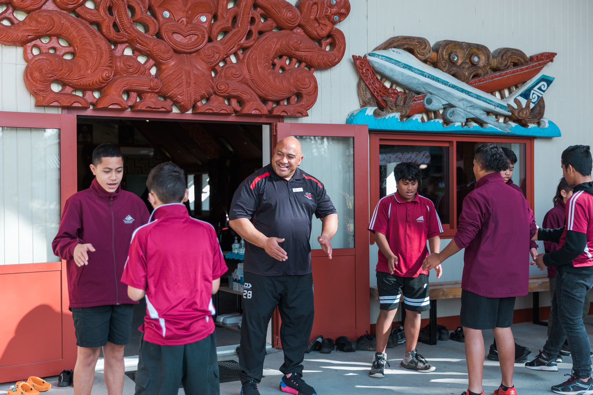 Group at a marae