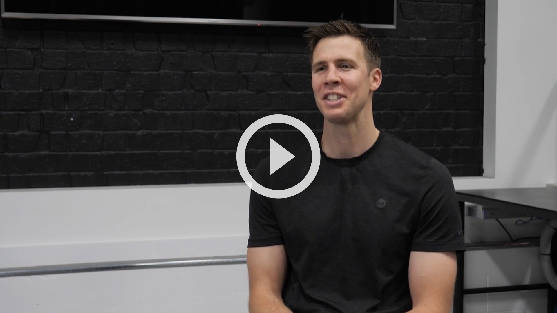 Tom Abercrombie talking to camera