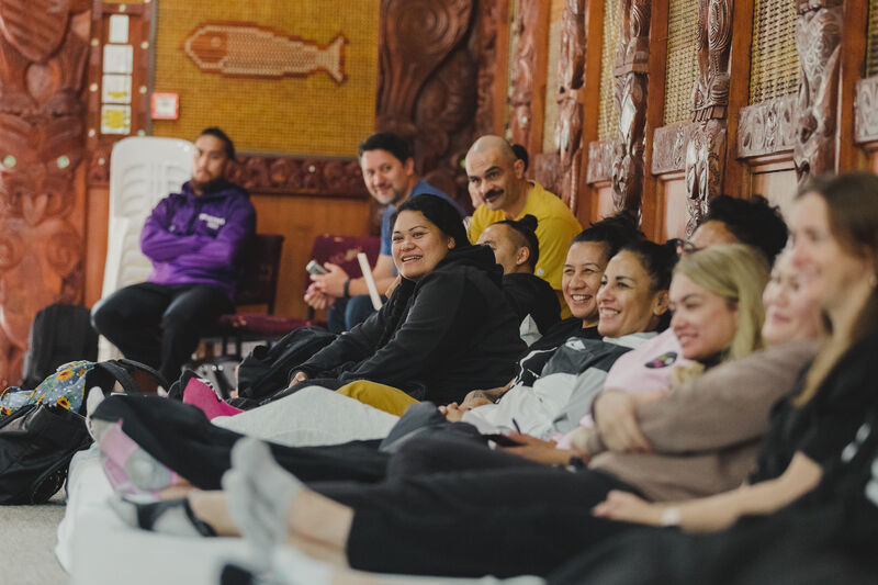 He Oranga Poutama Kaiwhakahaere and Sport NZ Ihi Aotearoa gather for national hui at Ohope Marae.