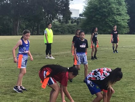 Ōtara Rugby League players on the field