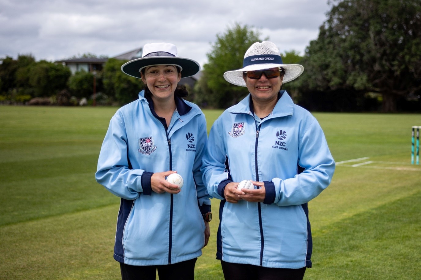 Two Aspiring Female Umpire Programme Participants