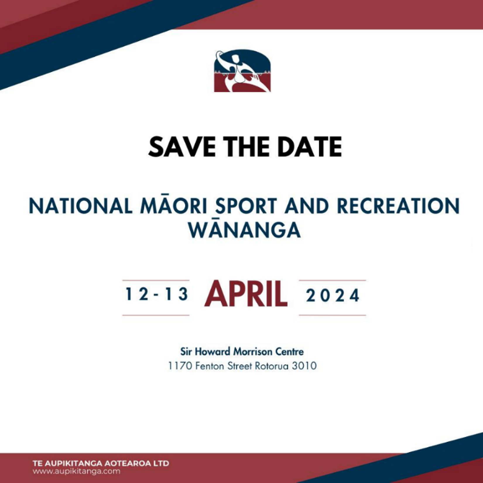 National Maori Sport And Rec Banner